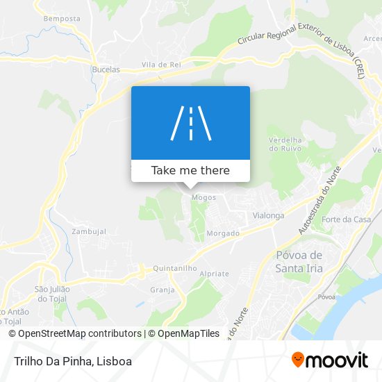 Trilho Da Pinha map