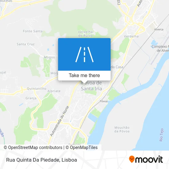 Rua Quinta Da Piedade map