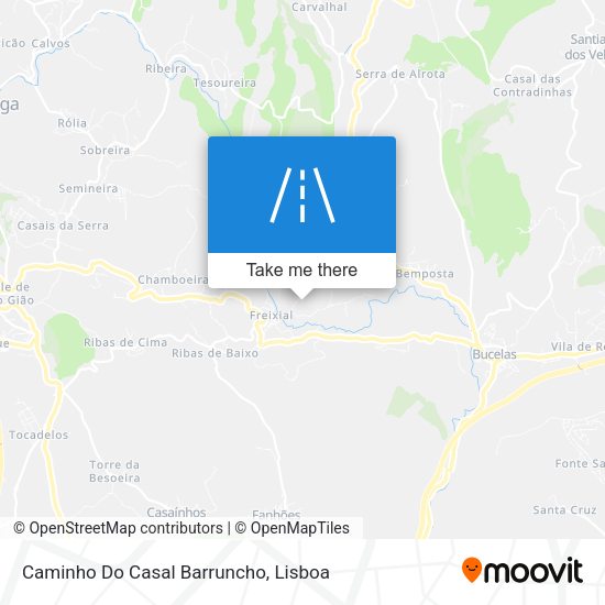 Caminho Do Casal Barruncho mapa