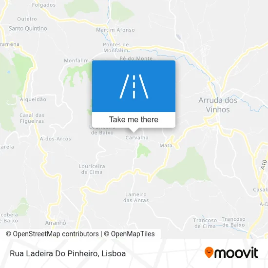 Rua Ladeira Do Pinheiro map