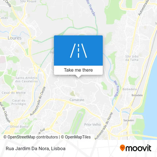 Rua Jardim Da Nora map