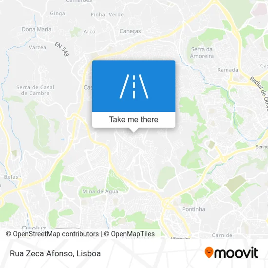 Rua Zeca Afonso map