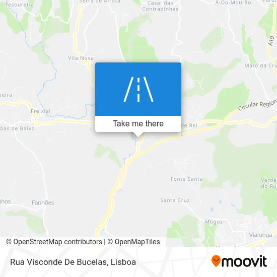 Rua Visconde De Bucelas map