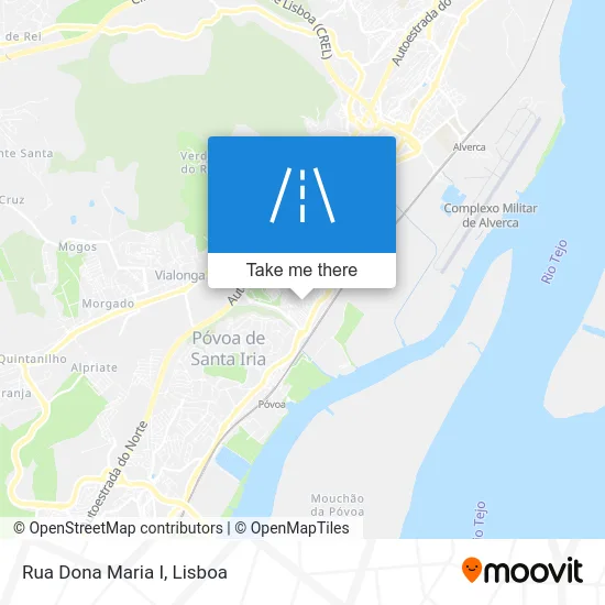 Rua Dona Maria I map