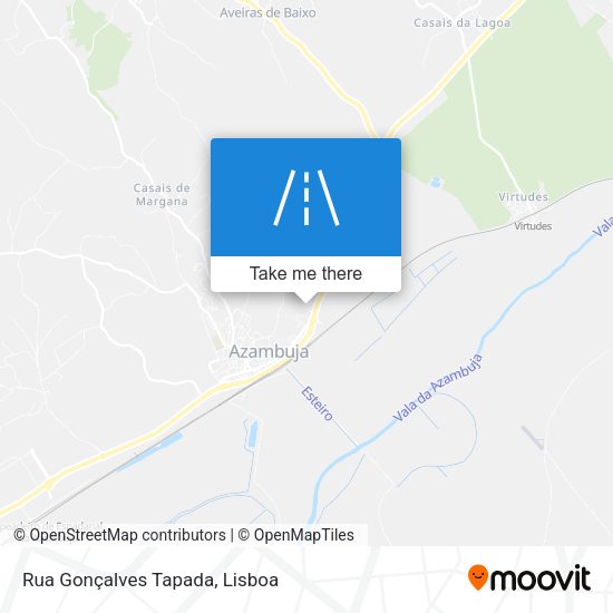 Rua Gonçalves Tapada mapa
