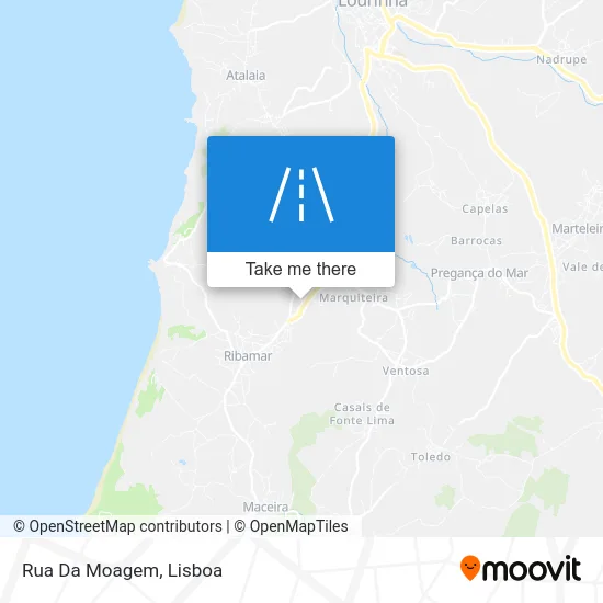 Rua Da Moagem map