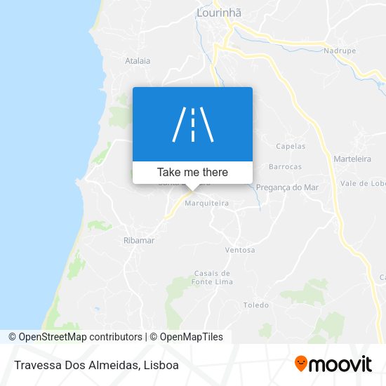 Travessa Dos Almeidas mapa