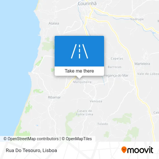 Rua Do Tesouro map