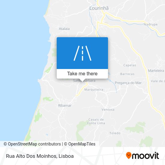 Rua Alto Dos Moínhos map