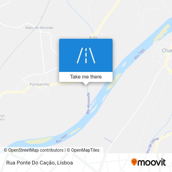 Rua Ponte Do Cação map