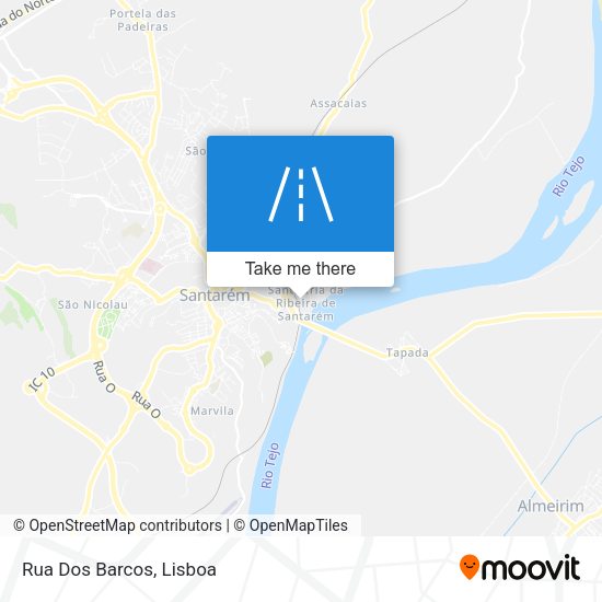 Rua Dos Barcos mapa