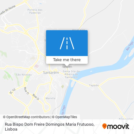 Rua Bispo Dom Freire Domingos Maria Frutuoso mapa