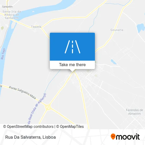 Rua Da Salvaterra map