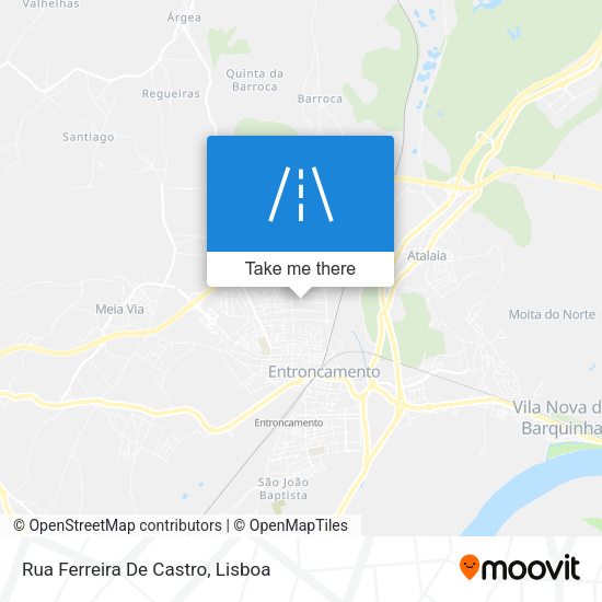 Rua Ferreira De Castro mapa