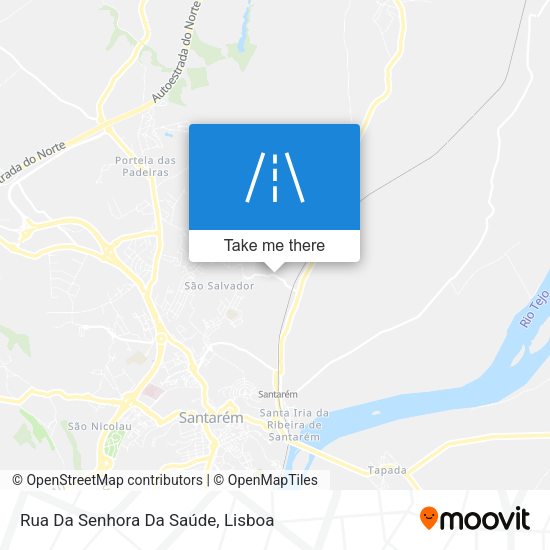 Rua Da Senhora Da Saúde mapa