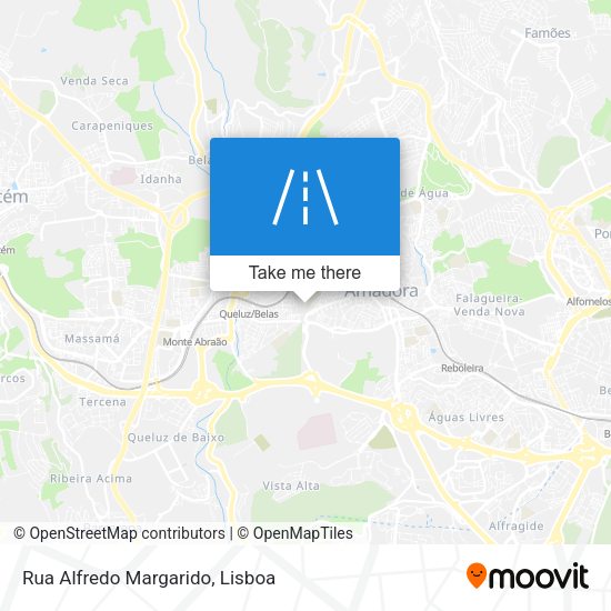 Rua Alfredo Margarido mapa