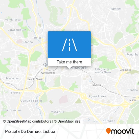 Praceta De Damão mapa