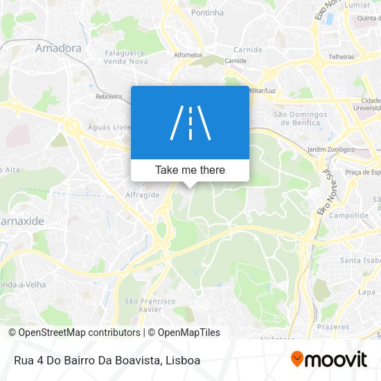 Rua 4 Do Bairro Da Boavista map