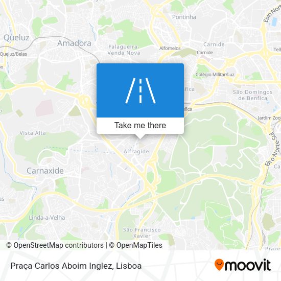 Praça Carlos Aboim Inglez map