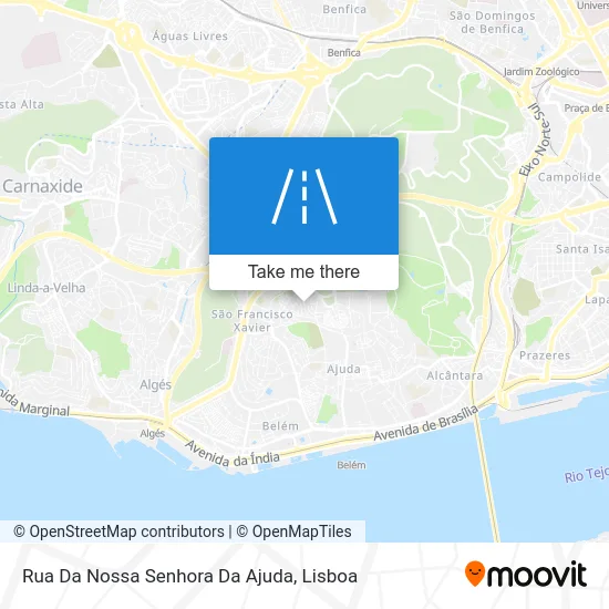 Rua Da Nossa Senhora Da Ajuda map