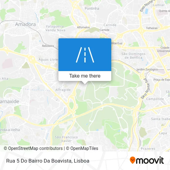 Rua 5 Do Bairro Da Boavista map