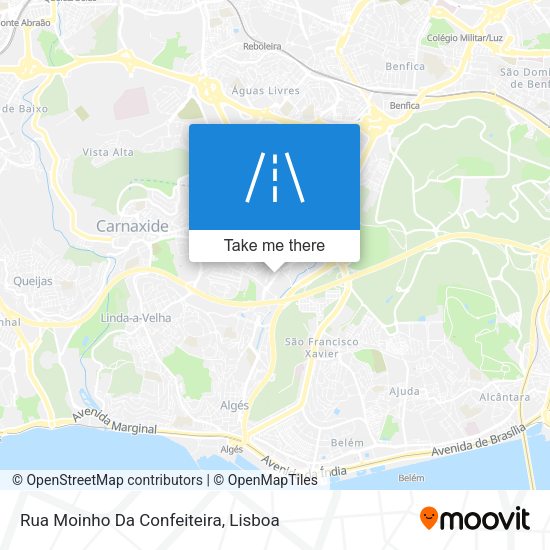 Rua Moinho Da Confeiteira map