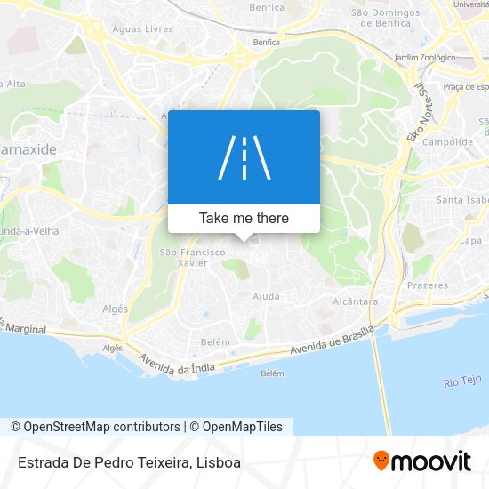 Estrada De Pedro Teixeira map