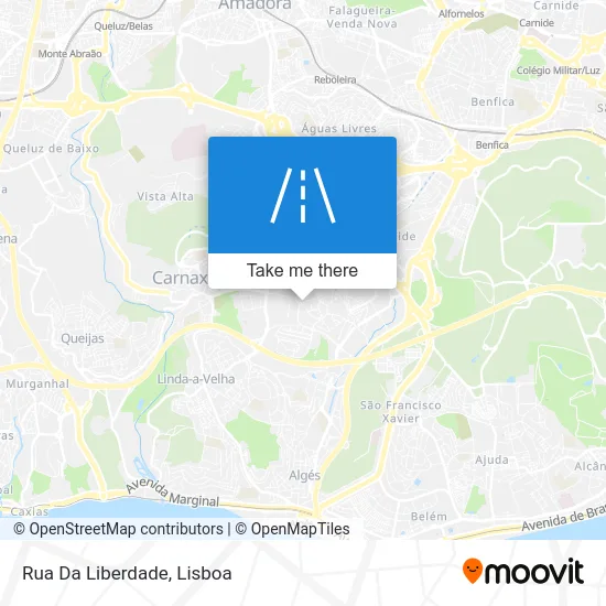 Rua Da Liberdade map