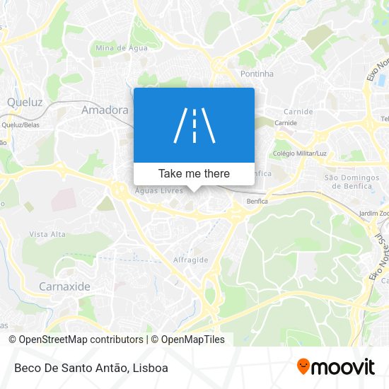 Beco De Santo Antão map