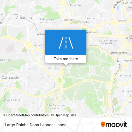 Largo Rainha Dona Leonor map