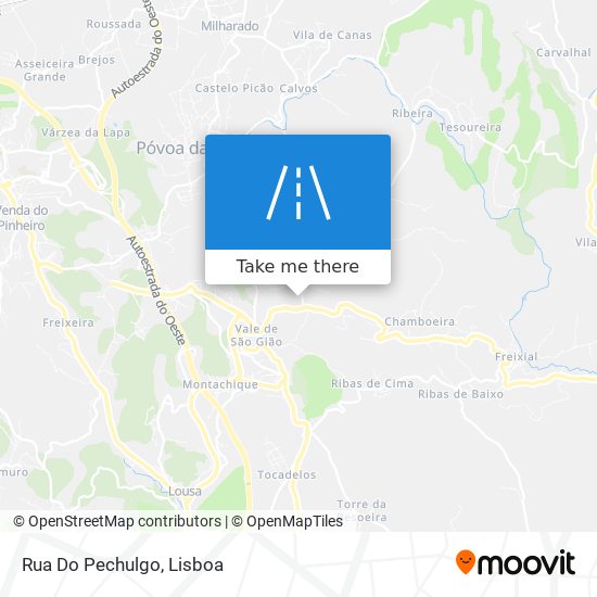 Rua Do Pechulgo mapa