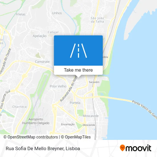 Rua Sofia De Mello Breyner map