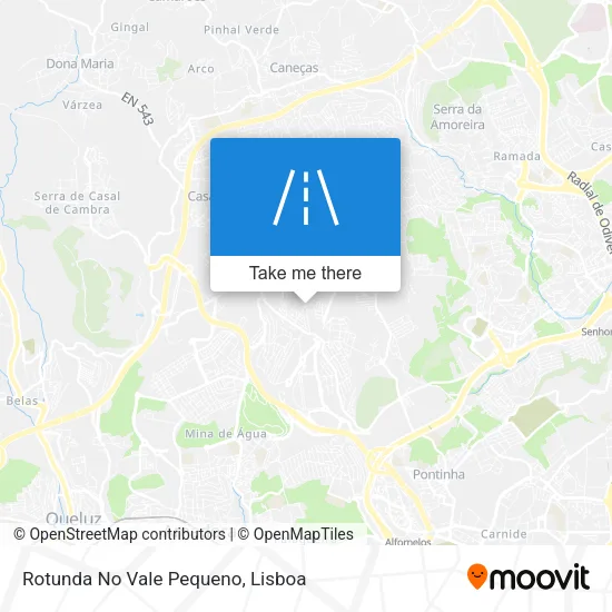 Rotunda No Vale Pequeno map