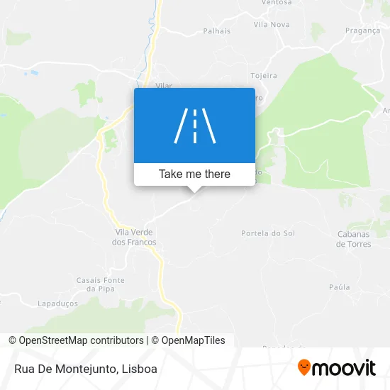 Rua De Montejunto map