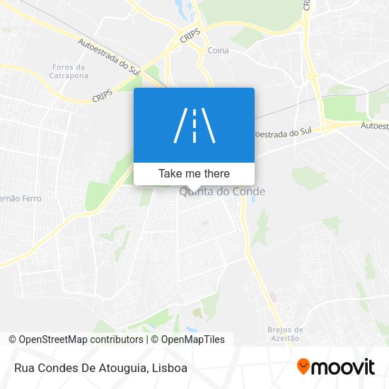 Rua Condes De Atouguia map
