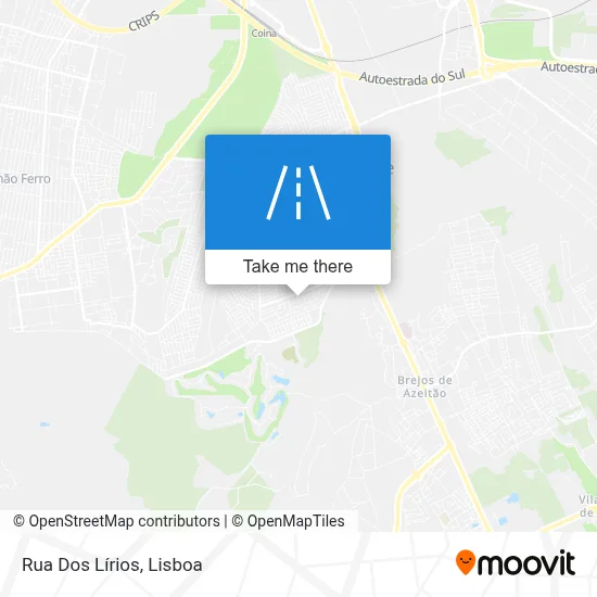 Rua Dos Lírios map