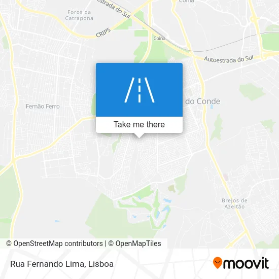 Rua Fernando Lima map