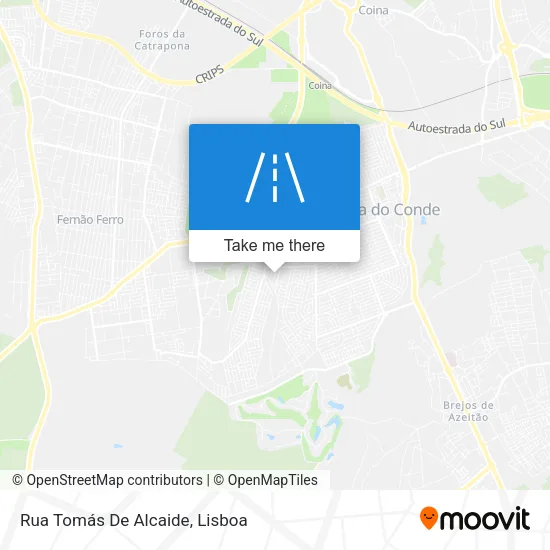 Rua Tomás De Alcaide map