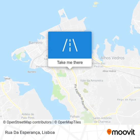 Rua Da Esperança map