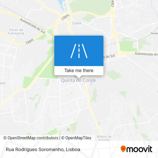 Rua Rodrigues Soromenho map