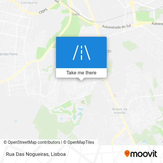 Rua Das Nogueiras map