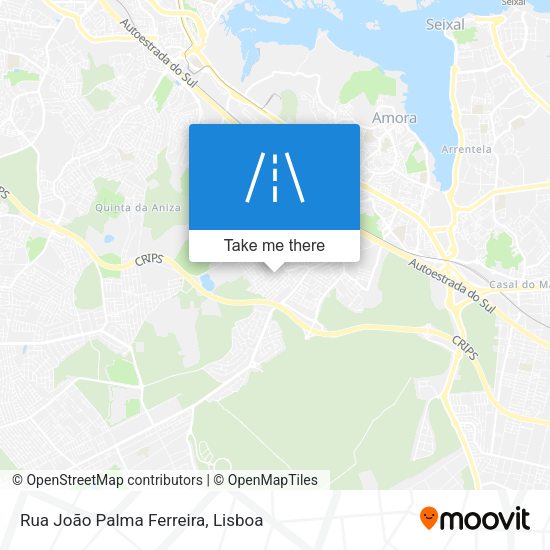 Rua João Palma Ferreira mapa