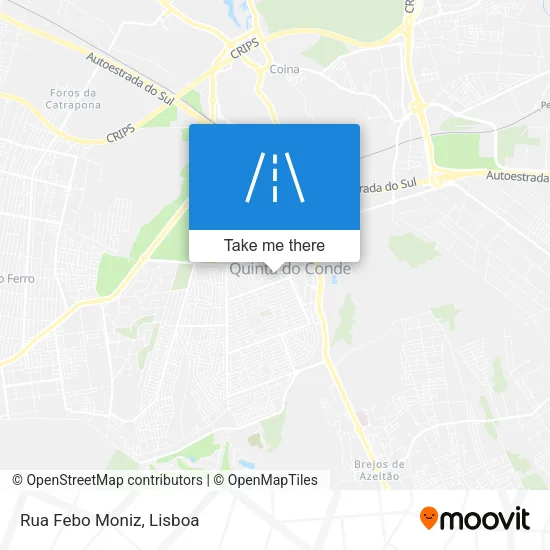 Rua Febo Moniz map