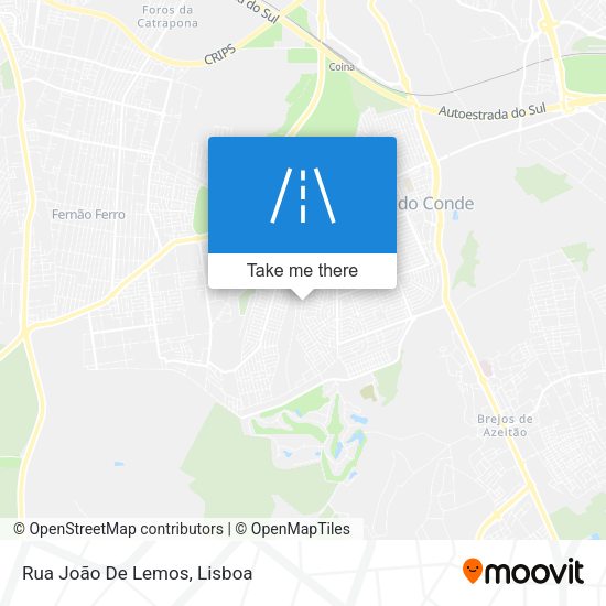 Rua João De Lemos map