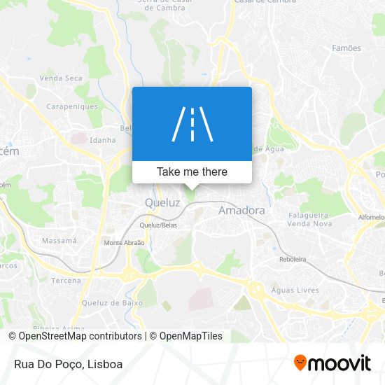 Rua Do Poço mapa