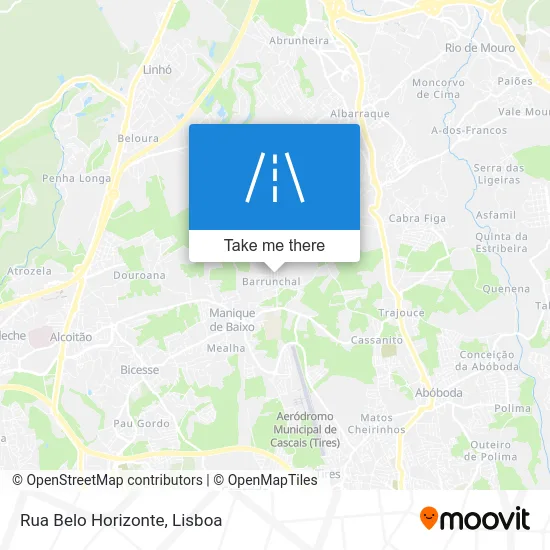 Rua Belo Horizonte map