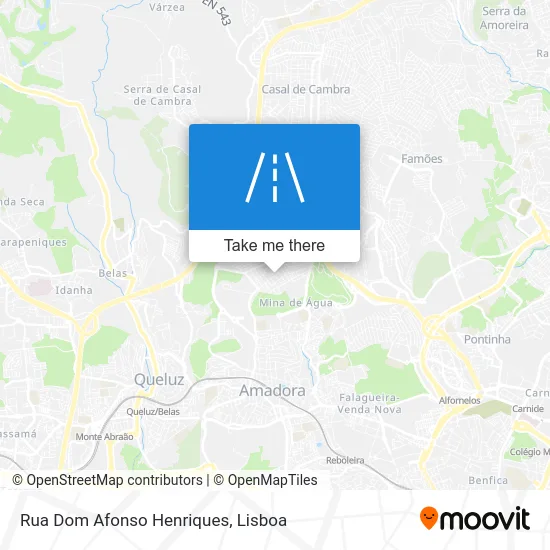 Rua Dom Afonso Henriques map