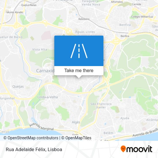 Rua Adelaide Félix map