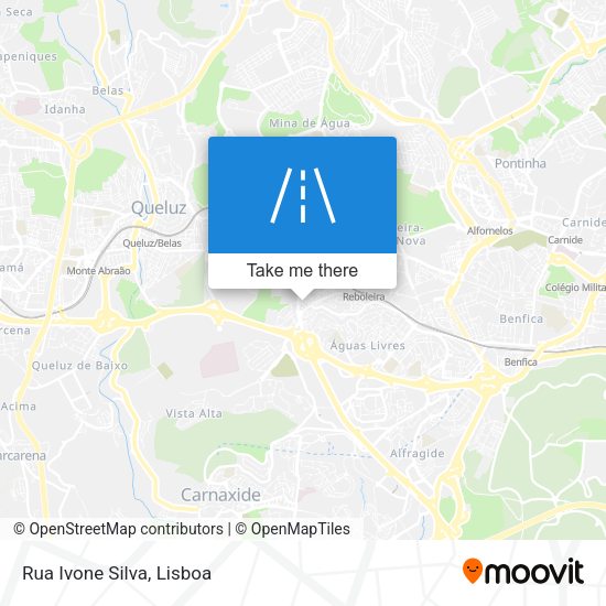Rua Ivone Silva mapa