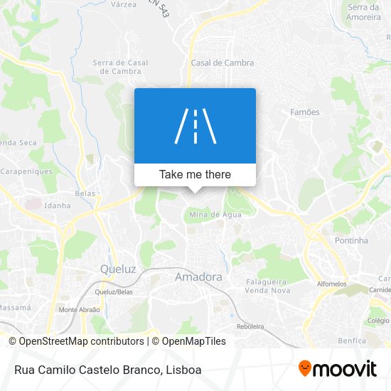 Rua Camilo Castelo Branco map